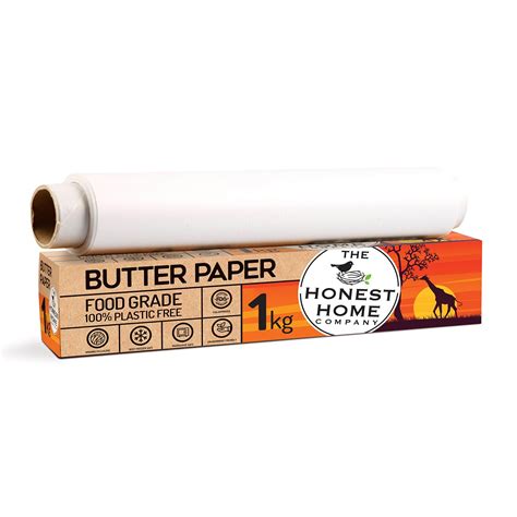 The Honest Home Company | 1Kg Butter Paper Roll | Ideal for Wrapping R
