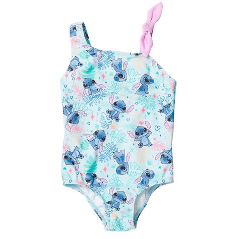 Disney Lilo & Stitch Little Girls Swimwear One Piece Bathing Swimsuit ...
