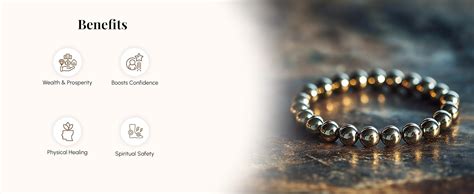 Buy Gemsmantra Pyrite Stretchable Crystal Bracelet | 8mm Round Cut ...