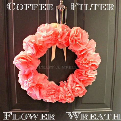 Coffee Filter Flower Wreath at Sabrina Evans blog