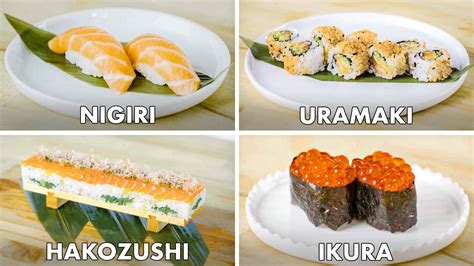 Sushi Roll Types Pictures Simple Sushi
