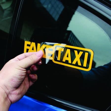 Sticker Auto Fake Taxi