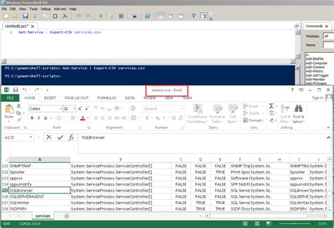CSV File and PowerShell 的图像结果