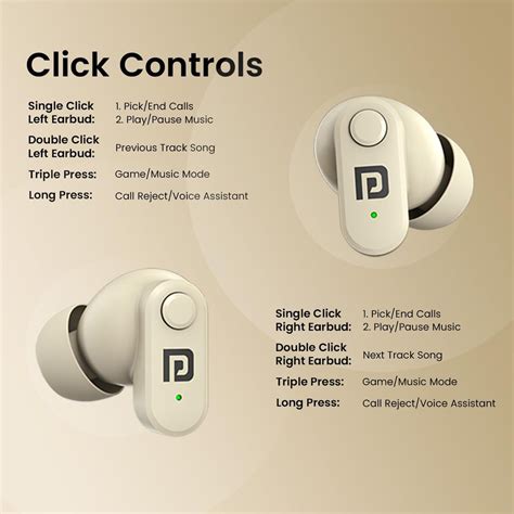 Portronics Harmonics Twins S16 in Ear Wireless TWS Earbuds | Martpe