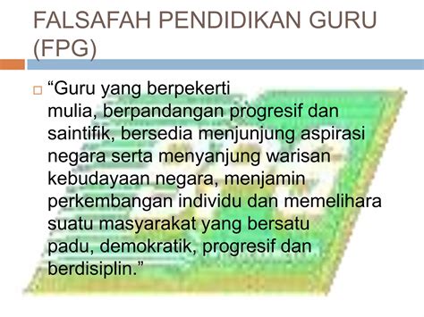 Falsafah Pendidikan Kebangsaan (FPK) & Falsafah Pendidikan Guru (FPG ...