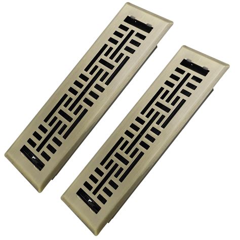 Howeall 2x10 Inches 2 Pack Heavy Duty Walkable Floor Register Easy ...