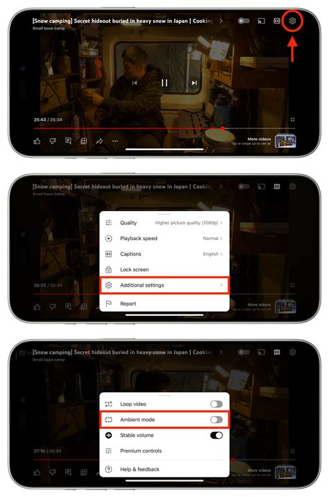 How to stop color changing video background on YouTube