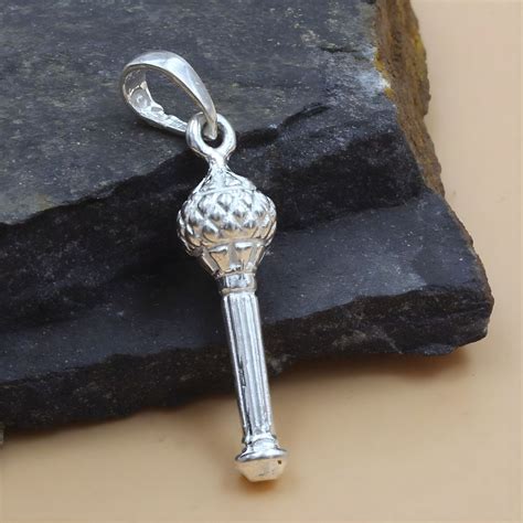 Divine Real Sterling Silver Lord Hanuman Gada/Gadha pendant – Karizma ...
