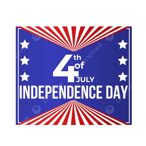 Independance Day Clipart Hd PNG, American Independence Day Vector ...