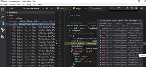 Image result for Debugging JavaScript in VS Code