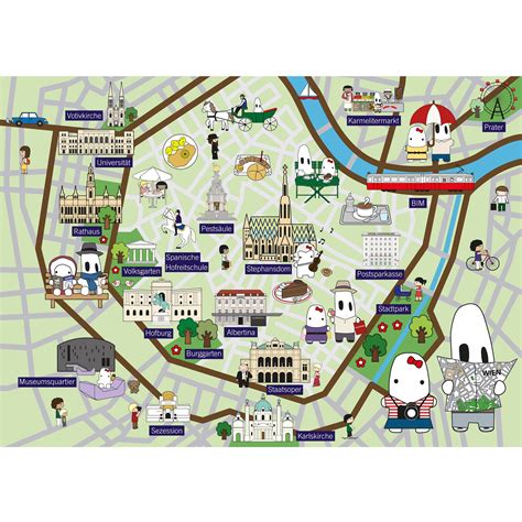 Printable tourist map of vienna | Insiderpuj.com