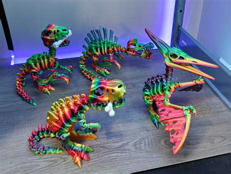 T-Rex - 3D Printed Dinosaur - Articulated Toy - Tyrannosaurus Rex ...