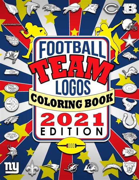 Buy Football Team Logos Coloring Book 2021 Edition: Exciting Sports ...