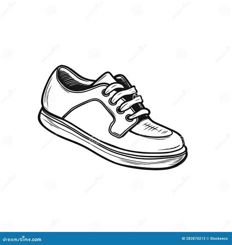 Minimalist Sneaker Illustration: Clever Wit and Functionality Emphasis ...