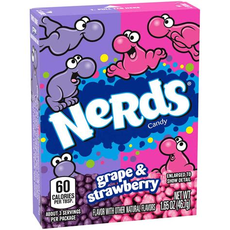 Wonka Nerds Strawberry And Grape Candy 47gm | Nosh Gourmet Foods