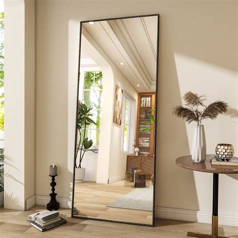 BEAUTYPEAK 71"x26" Full Length Mirror Oversized Rectangle Body Dressing ...