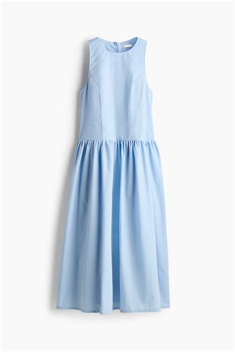 Sleeveless dress - Light blue - Ladies | H&M IN