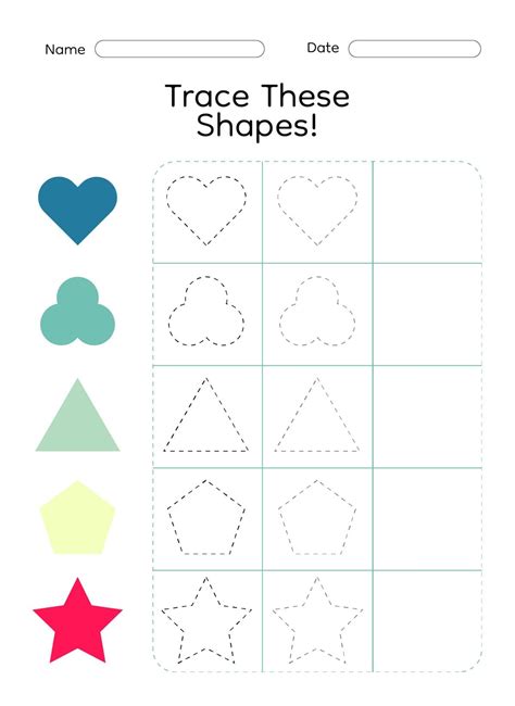 Shape Worksheets 的图像结果