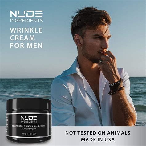 Nude Ingredients Men's Anti-Aging Face Cream - Day & Night Moisturizer ...
