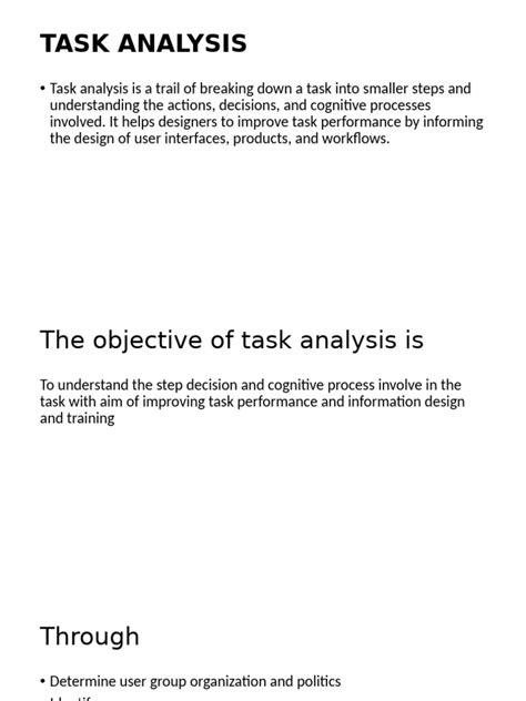 Image result for How to Conduct Task Analysis
