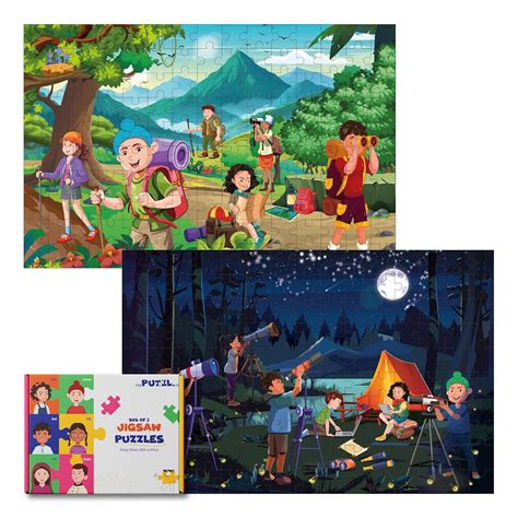 Buy The Puzzl Co - Set of 2, 150 Pieces Adventure Jigsaw Puzzle for ...