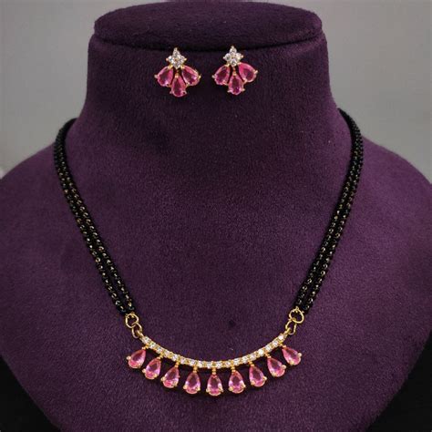 Aamrapali Gold Plated Austrian Stone Manglasutra – JewelEMarket