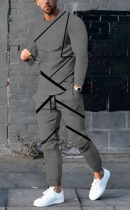 KELONBRO Geometric Print Men Track Suit - Buy KELONBRO Geometric Print ...