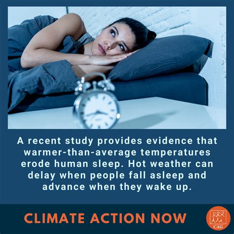 Climate Change - Sleep depriviation | CAG