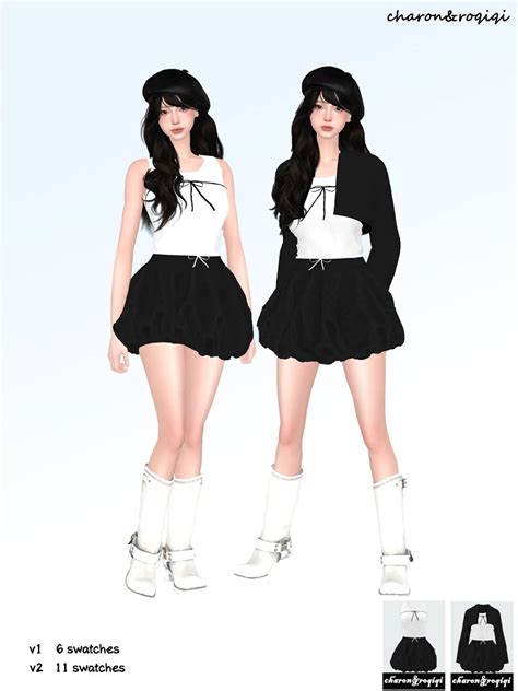 [charon&roqiqi]250405dress - Gallery - The Sims 4 Create a Sim - CurseForge