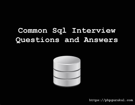 SQL Interview Questions 的图像结果