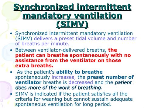mechanical ventillator weaning | PPT