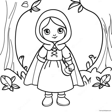 Little Red Riding Hood Coloring Page (25202-19899)