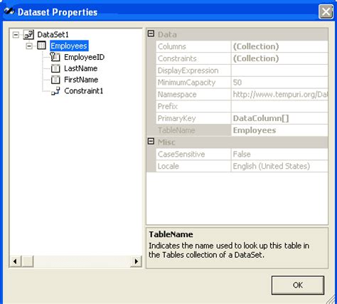 Vb.net Dataset Table Examples 的图像结果