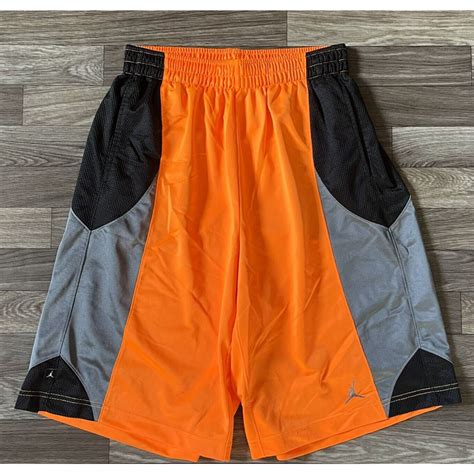 Jordan Brand Vintage Jordan Baggy Basketball Shorts Men’s Large Orange ...