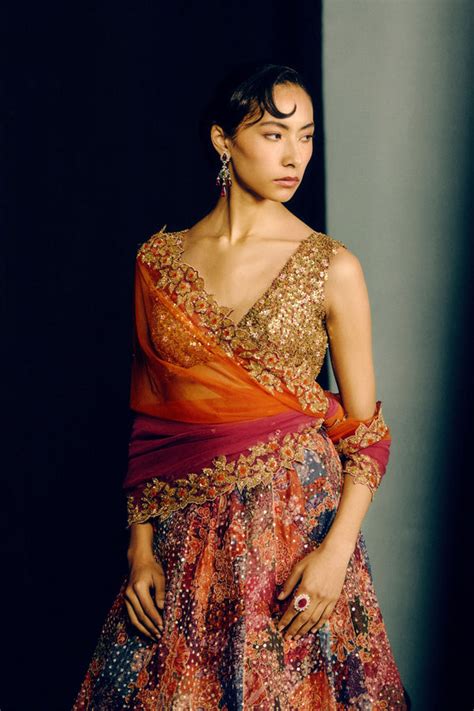 Geethika Kanumilli - Everbloom Lehenga Set - Elahe