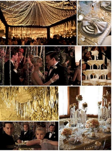 10+ Awesome Decorations Great Gatsby party Ideas | Gatsby wedding theme ...