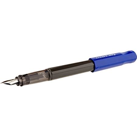 Pilot Kakuno Medium-Nib Fountain Pen, Black Body Blue Cap Body (FKA-1SR ...
