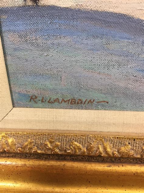 Lot - Robert Lambdin (1886 - 1981) Oil On Canvas