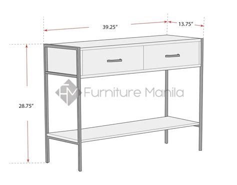 Standard Sofa Table Sizes | Baci Living Room