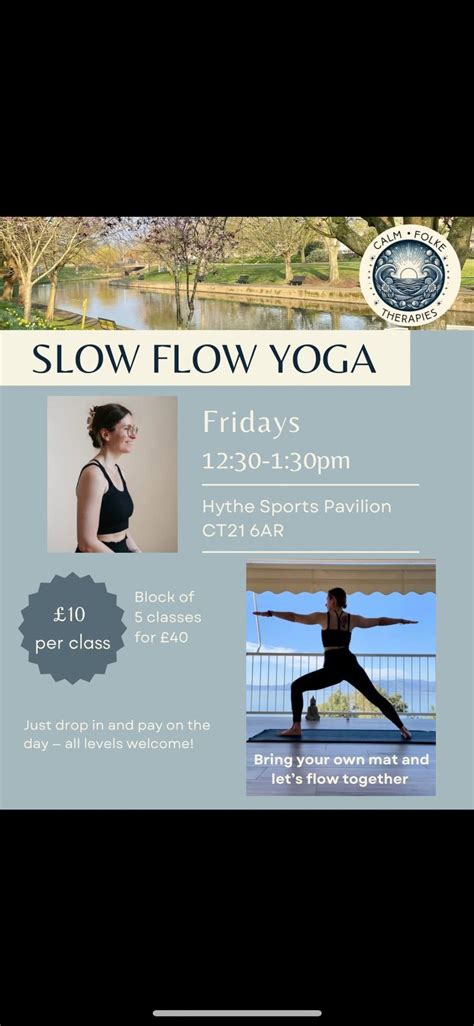 Slow Flow Yoga , Hythe Sports Pavillion, Folkestone, 26 September 2025 ...