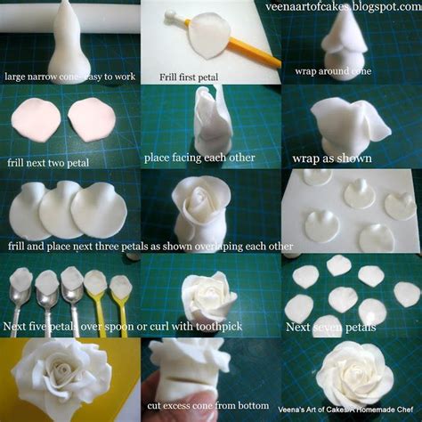 Image result for Gum Paste Rose Tutorial