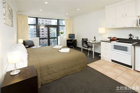 40平米单身公寓现代风格装修设计-家装效果图_装一网装修效果图
