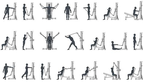 Printable Cable Machine Exercises Chart
