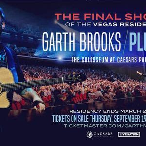 Garth Brooks - Caesars Palace Las Vegas, The Colosseum at Caesars ...