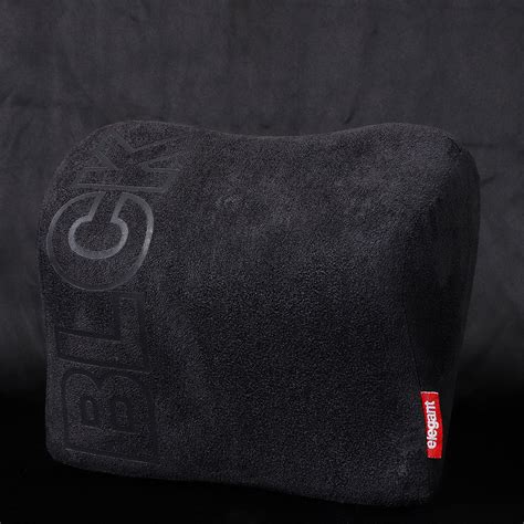 BLCK Memory Foam D-Shape Neck Support Pillow - Black Online Set of 2 ...