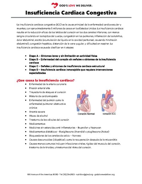 Congestive Heart Failure Espanol