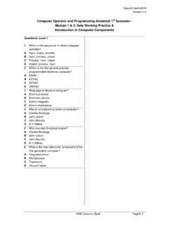 Image result for Computer Operator Online Class Unit 1