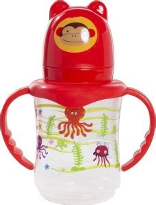 TINNY TOTS Baby Feeding Sipper Bottle Liquids Juice Milk Feeder With ...