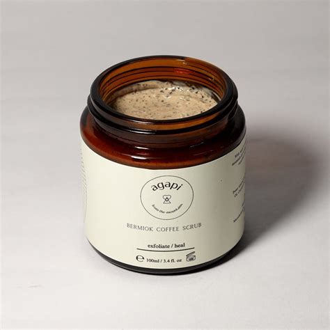 Bermiok Coffee Scrub- 100g | Body Scrub – Brown Living™