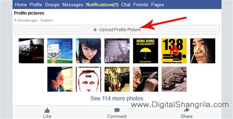 Upload Profile Picture on Facebook Without Cropping + Cool Tips & Tricks 2016 - Digital Shangrila